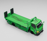 MT 1/64 GREEN DINO CUSTOM TOW TRUCK HAULER Die Cast Model -GREEN-