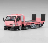MT 1/64 SIMONS GARAGE CUSTOM TOW TRUCK Die Cast Model -PINK-