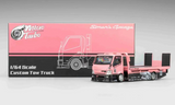 MT 1/64 SIMONS GARAGE CUSTOM TOW TRUCK Die Cast Model -PINK-