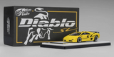 MT 1/64 LAMBORGHINI DIABLO SV w/ Pop Up/Interior/Engine Die Cast Model -YELLOW-