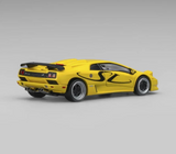 MT 1/64 LAMBORGHINI DIABLO SV w/ Pop Up/Interior/Engine Die Cast Model -YELLOW-