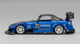 MT 1/64 HONDA S2000 Race w/Interior/Engine/Parts Die Cast Model Car -BLUE-