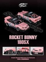 MT 1/64 NISSAN 180SX Rocket Bunny w/ Pop Up/Interior/Engine Die Cast -PINK-