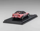 MT 1/64 NISSAN 180SX Rocket Bunny w/ Pop Up/Interior/Engine Die Cast -PINK-