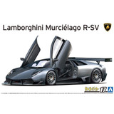 Aoshima 1/24 The Super Car 2010 Lamborghini Murcielago R-SV Plastic Model Kit