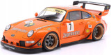 1/18 PORSCHE 911 RWB RAUH-Welt BEGRIFF Jagermeister #7 Model Car -ORANGE-