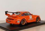 1/18 PORSCHE 911 RWB RAUH-Welt BEGRIFF Jagermeister #7 Model Car -ORANGE-