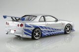 Aoshima 1/24 Fast & Furious NISSAN SKYLINE R34 GT-R Plastic Model Kit