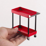 1/10 Scale Metal UTILITY MAINTENANCE CART W/ Wheels -RED-