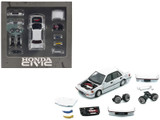 BM 1/64 Die Cast HONDA CIVIC EF2 (LHD) Model Car *RED* #64B0401