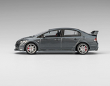 MT 1/64 HONDA CIVIC FD2 MUGEN RR W/Interior/Engine Model Car -GREY-#MT6411A2