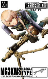 TomyTec Little Armory 1/12 MACHINE GUN MG3KWS LA064 Rifle Model Kit