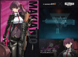 TomyTec Little Armory 1/12 LA-DF34 Dolls Front Line 2 Makiatto Gun Model Kit