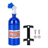 RC 1/10 Scale Nitrous Bottle NOS Nitro W/ Holder + Hose -BLUE-