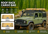 RC 1/10 Scale ROOF RACK Accessories LUGGAGE CARGO BAG *LARGE + SMALL* -BEIGE-