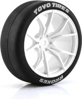 RC 1/10 DRIFT Wheels MULTI SPOKE 5MM Offset TRACTION DRIFT -WHITE- (4PC)