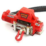 WORN RC 1/10 ELECTRIC WINCH W/ CONTROLLER Metal Gear -RED-