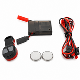 WORN RC 1/10 ELECTRIC WINCH W/ CONTROLLER Metal Gear -RED-