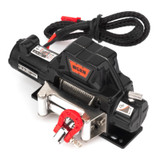 WORN RC 1/10 ELECTRIC WINCH W/ CONTROLLER Metal Gear -BLACK-