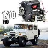 WAPN RC 1/10 ELECTRIC WINCH Large Motor Metal Gear -BLACK-