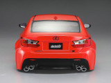 RC 1/10 RC Body Shell LEXUS RCF w/ Light Buckets-RED ORANGE- #48649