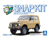 Aoshima 1/32 SUZUKI JIMNY JA11 W/ Custom Wheels Snap Model Kit -KHAKI-