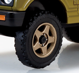 Aoshima 1/32 SUZUKI JIMNY JA11 W/ Custom Wheels Snap Model Kit -OLIVE-