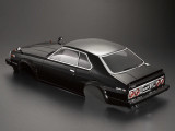 RC 1/10 Body Shell 1977 NISSAN SKYLINE 2000 GT w/ Light Buckets -BLACK- #48675