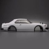 RC 1/10 Body Shell 1977 NISSAN SKYLINE 2000 GT w/ Light Buckets -WHITE- #48701