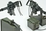 TomyTec Little Armory 1/12 MACHINE GUN M134 Defensive Config Model Kit #LD052