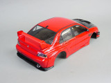 1/10 RC BODY Shell MITSUBISHI EVO VOLTEX Rocket Bunny -BLACK- -FINISHED