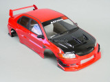 1/10 RC BODY Shell MITSUBISHI EVO VOLTEX Rocket Bunny -BLACK- -FINISHED