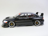 1/10 RC BODY Shell MITSUBISHI EVO VOLTEX Rocket Bunny -BLACK- -FINISHED
