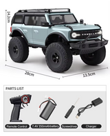 RC 1/18 FORD BRONCO 4X4 TRUCK -RTR- *BLUE*