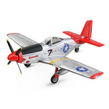 RC P-51 MUSTANG RC AIRPLANE W/ Gyro 2.4ghz 4CH W/ LED -RTF- 22"