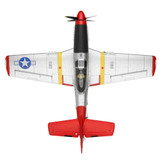 RC P-51 MUSTANG RC AIRPLANE W/ Gyro 2.4ghz 4CH W/ LED -RTF- 29"