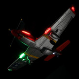 RC P-51 MUSTANG RC AIRPLANE W/ Gyro 2.4ghz 4CH W/ LED -RTF- 29"
