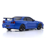 Kyosho RC Mini Z Nissan Skyline GT-R R34 V.spec II Body Shell -BLUE- #MZP487MB