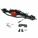For AXIAL WRAITH Scorpion Poison METAL AXLES Front + Rear W/ Internals -BLACK-