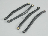 For Axial Wraith Metal SKID PLATE + Front & Rear Trailing Arms -SILVER-