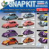 Aoshima 1/32 VW BUG Volkswagen Beetle Snap Model Kit -SILVER-