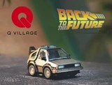 1/32 Tomy Q Village BACK TO THE FUTURE DeLorean Time Machine Doc Marty QV-01