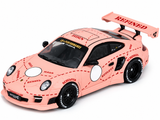 Inno 1/64 PORSCHE 997 PINK PIG Die Cast Model