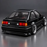 1/10 BODY Shell TOYOTA AE86 TRUENO Body Shell -CLEAR-