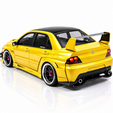 1/10 RC Car Body Shell MITSUBISHI EVOLUTION EVO 9 W/ VOLTEX Kit -CLEAR-