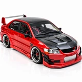 1/10 RC Car Body Shell MITSUBISHI EVOLUTION EVO 9 W/ VOLTEX Kit -CLEAR-