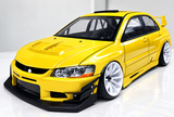 1/10 RC Car Body Shell MITSUBISHI EVOLUTION EVO 9 W/ VOLTEX Kit -CLEAR-