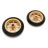 Kyosho HOR Bike Parts WHEELS Set SUZUKI YZR500 GOLD #GPTH104