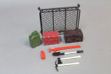 RC Scale Accessories ROOF RACK W/Scale Tools, Fishing, Cargo, Camping,Trail