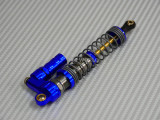 Axial SCX10 Jeep Honcho METAL PiggyBack SUSPENSION SHOCKS 120MM BLUE/ GUN 4 pcs